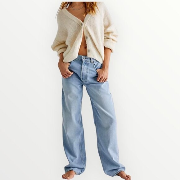 BOYISH The Ziggy Relaxed Straight Jeans in Sunrise - Picture 1 of 10